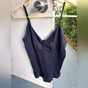 Very Cute Black Nylon Camisole Size L
